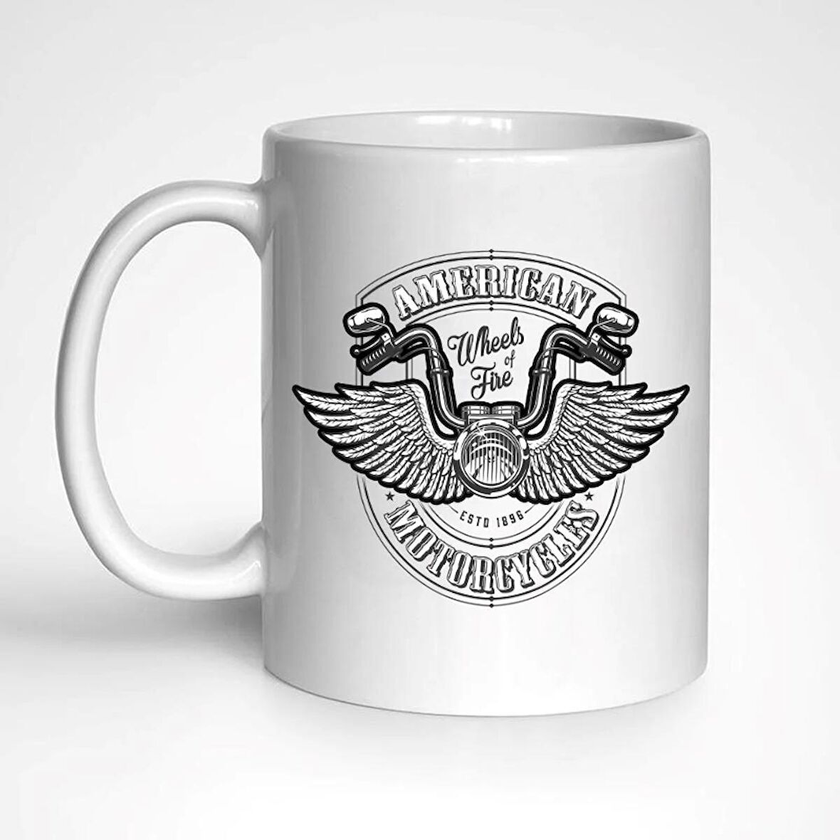 American Motosiklet Temalı Kupa Bardak, Mug, Hediyelik