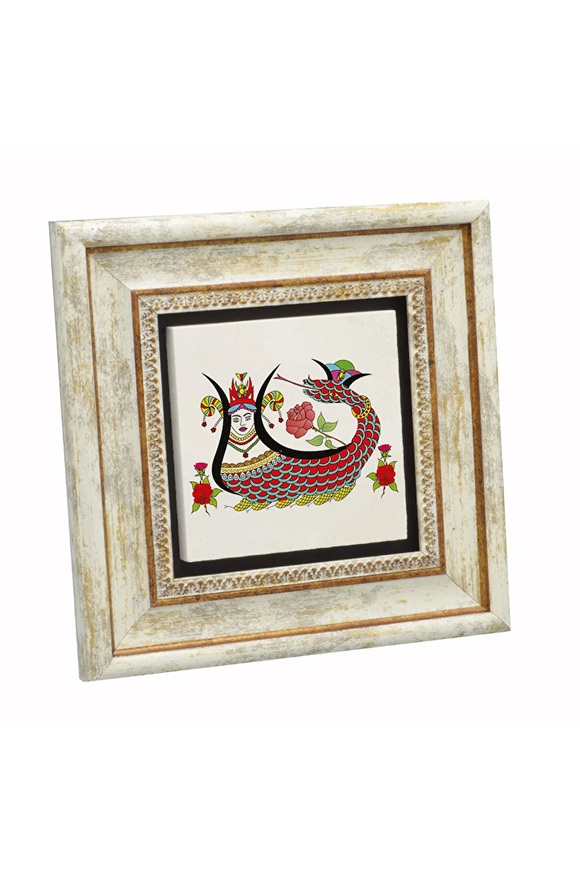 Şahmeran Baskılı Taş Tablo 20x20