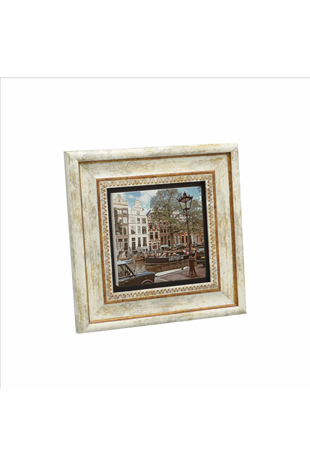 Amsterdam Görseli Baskılı Taş Tablo 20x20