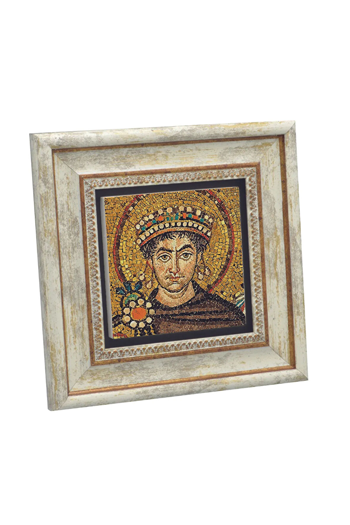 I. Justinianus (Büyük Jüstinyen) Baskılı Taş Tablo 20x20