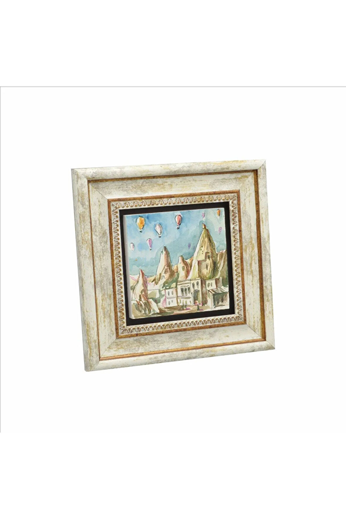 Kapadokya Baskılı Taş Tablo 20x20