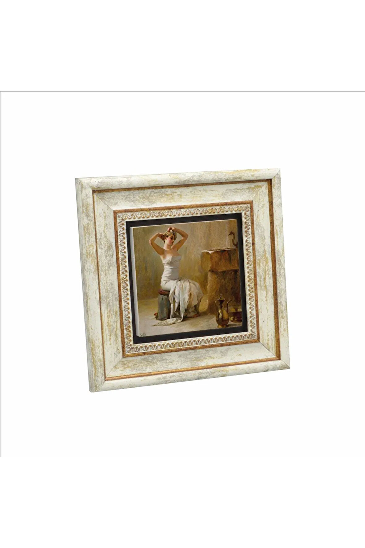 Banyo Sonrası (Theodore Jacques Ralli, 1901) Baskılı Taş Tablo 20x20