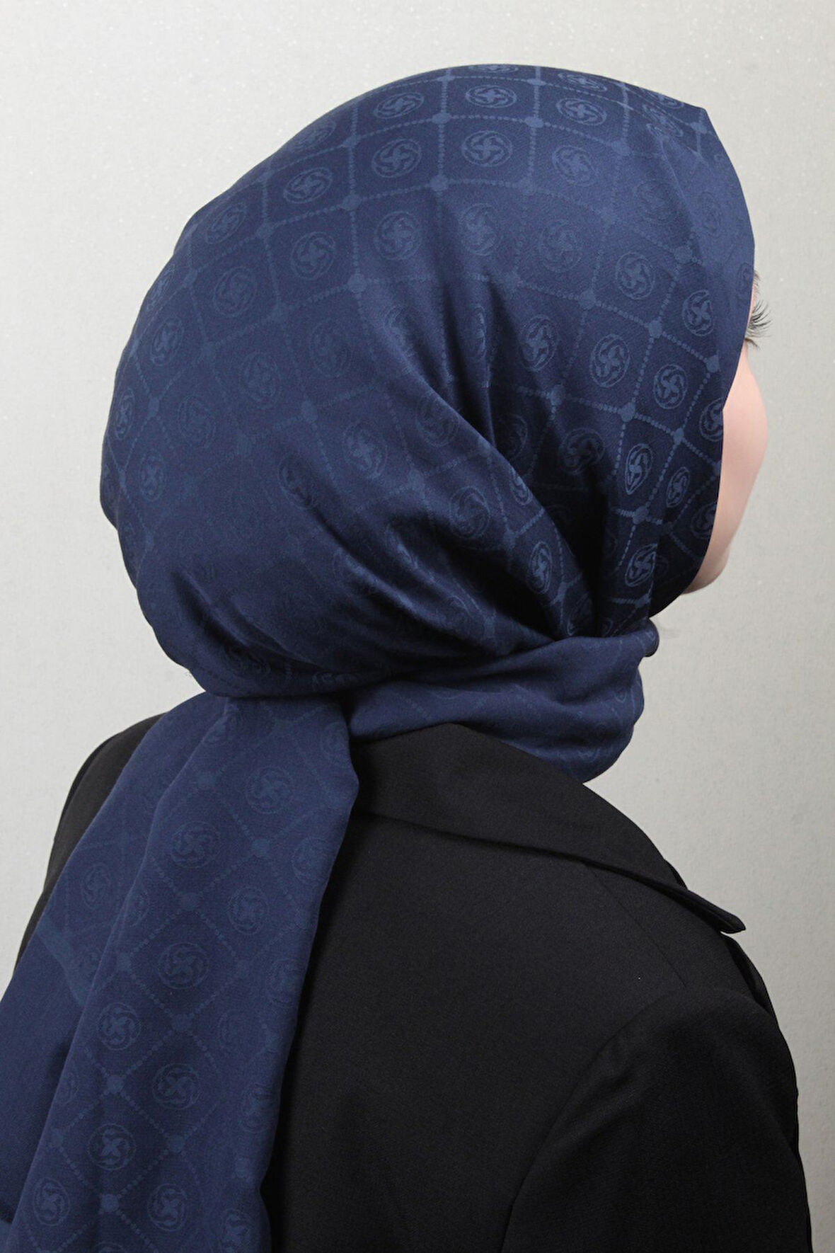 Lacivert Cotton Pamuk Şal 921