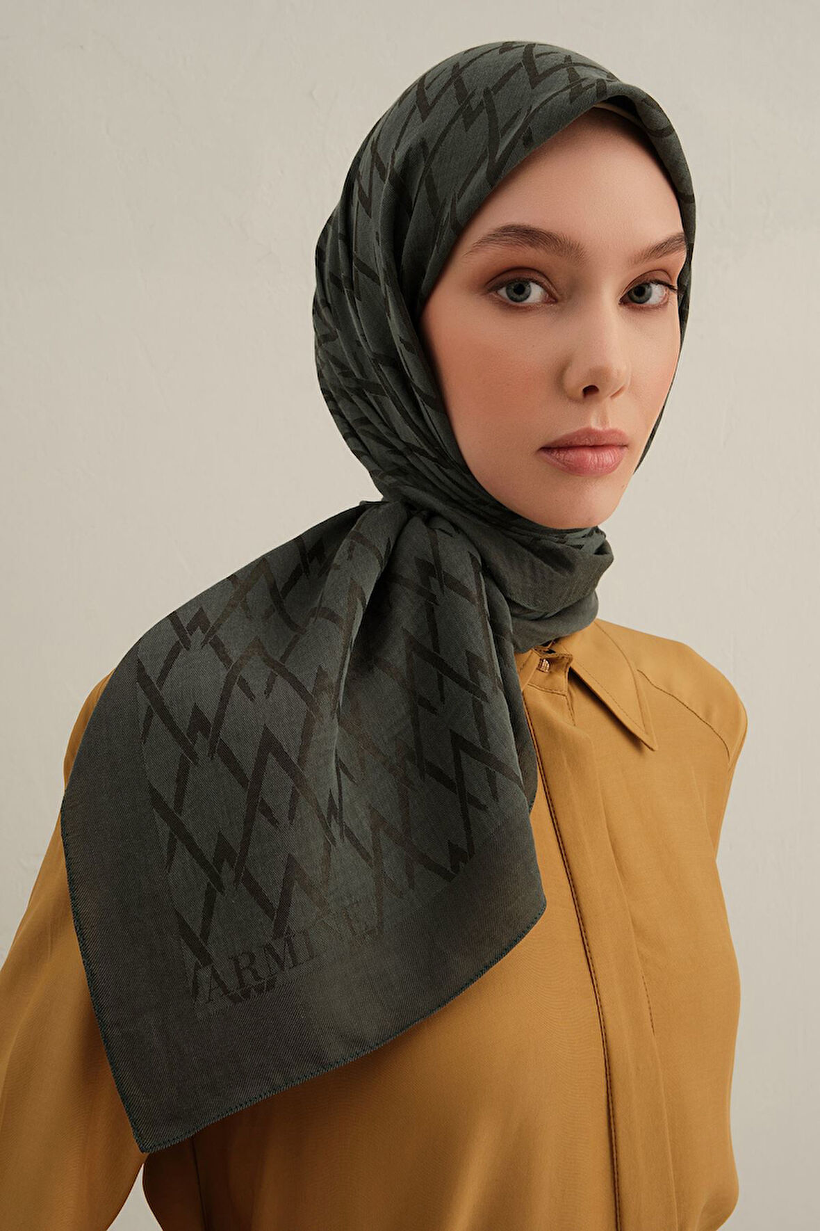 Yeşil Lyocell Eşarp  54