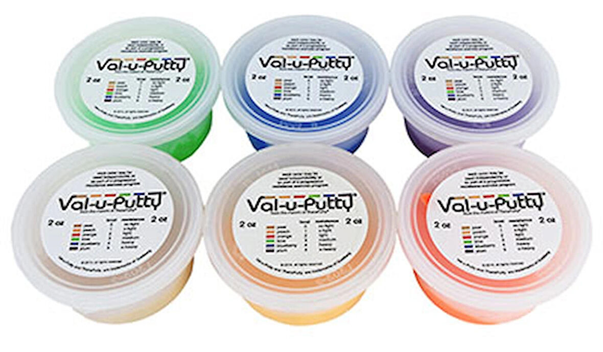 Libor Val-u-Putty Egzersiz Macunu - 6 Parçalı Set - 2 oz: