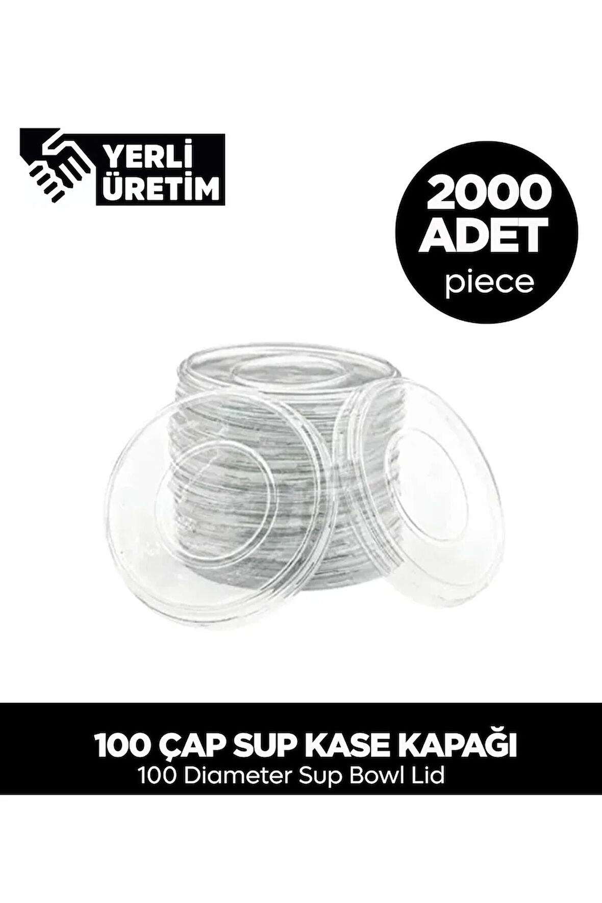 100 Çap Sup Kase Kapağı – 2.000 Adet