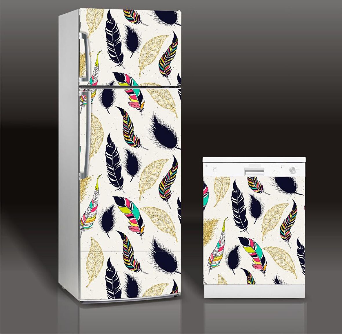 Supersticx Buzdolabı & Bulaşık Makinesi Takım Sticker
