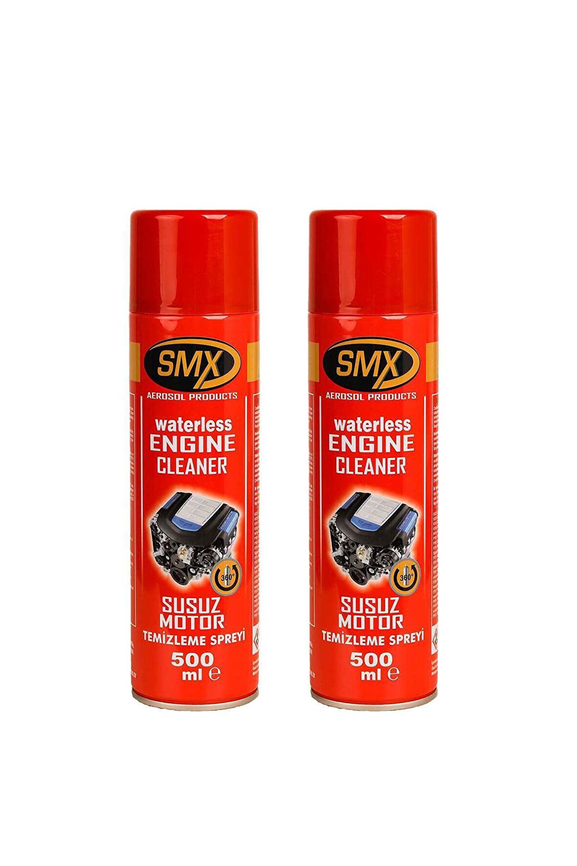 2 Adet SMX Susuz Motor Temizleme Ve Koruma Spreyi (2x500ml)