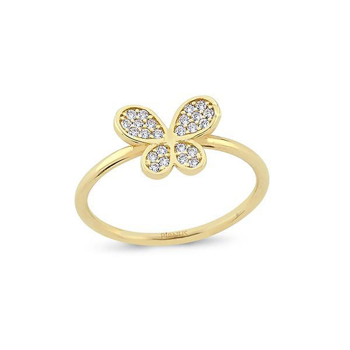 Altın Kelebek Yüzük