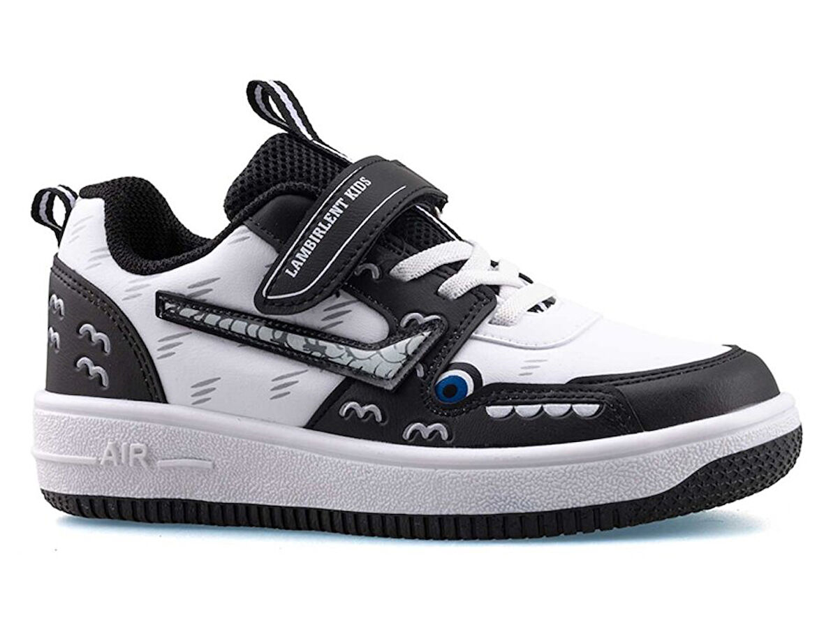 Lambırlent Cırtlı Bağcıklı Unisex Erkek Kız Çocuk Spor Ayakkabı Sneakers 033