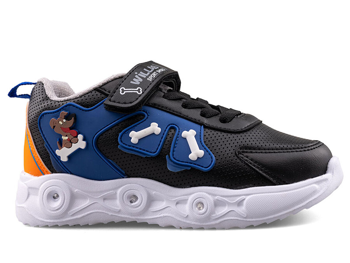 Willas Cırtlı Lastikli Unisex Erkek Kız Çocuk Spor Ayakkabı Sneakers 0025