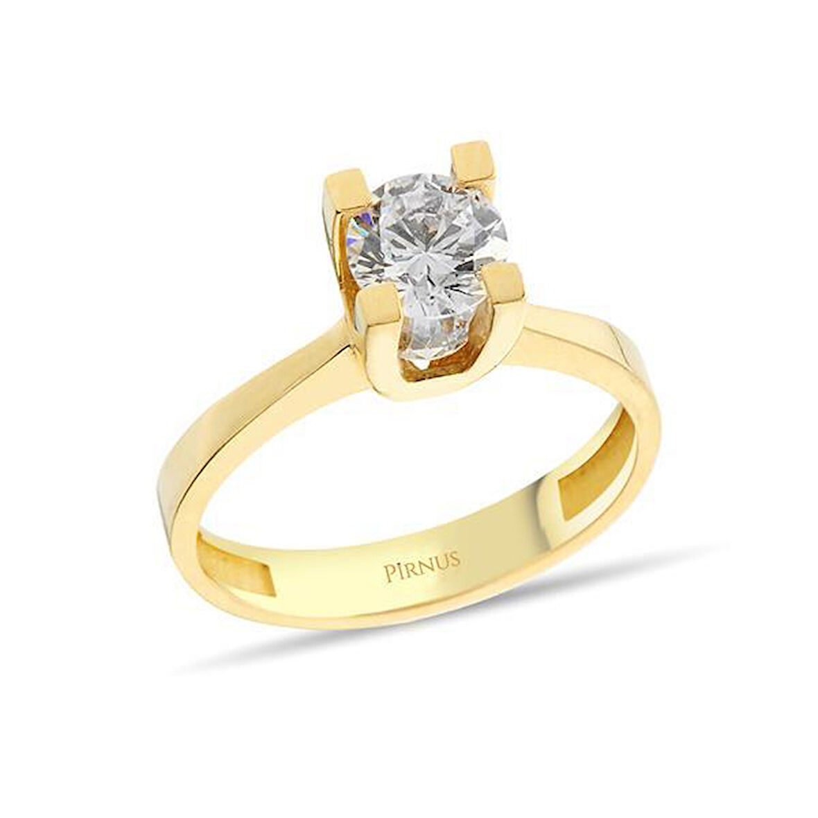 Altın Tektaş Yüzük