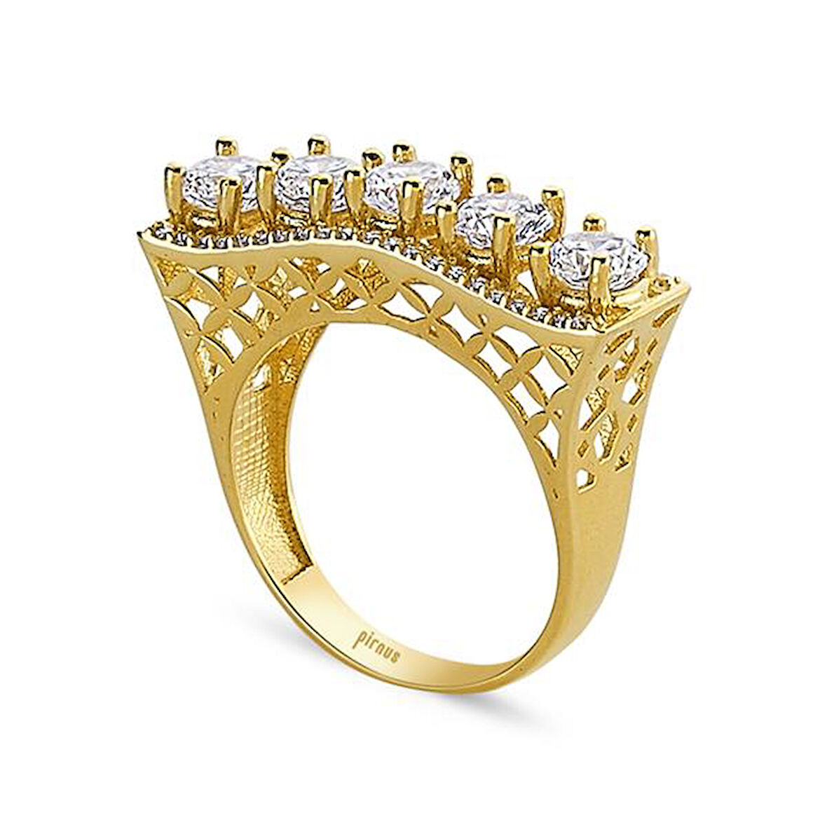 Altın Beştaş Yüzük