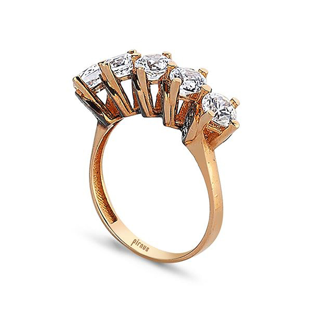 Altın Rose Beştaş Yüzük