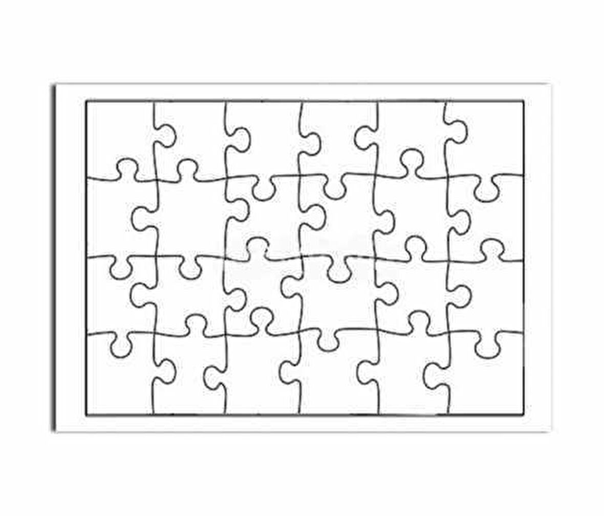 Sublimasyon A5 Puzzle 24 Parça