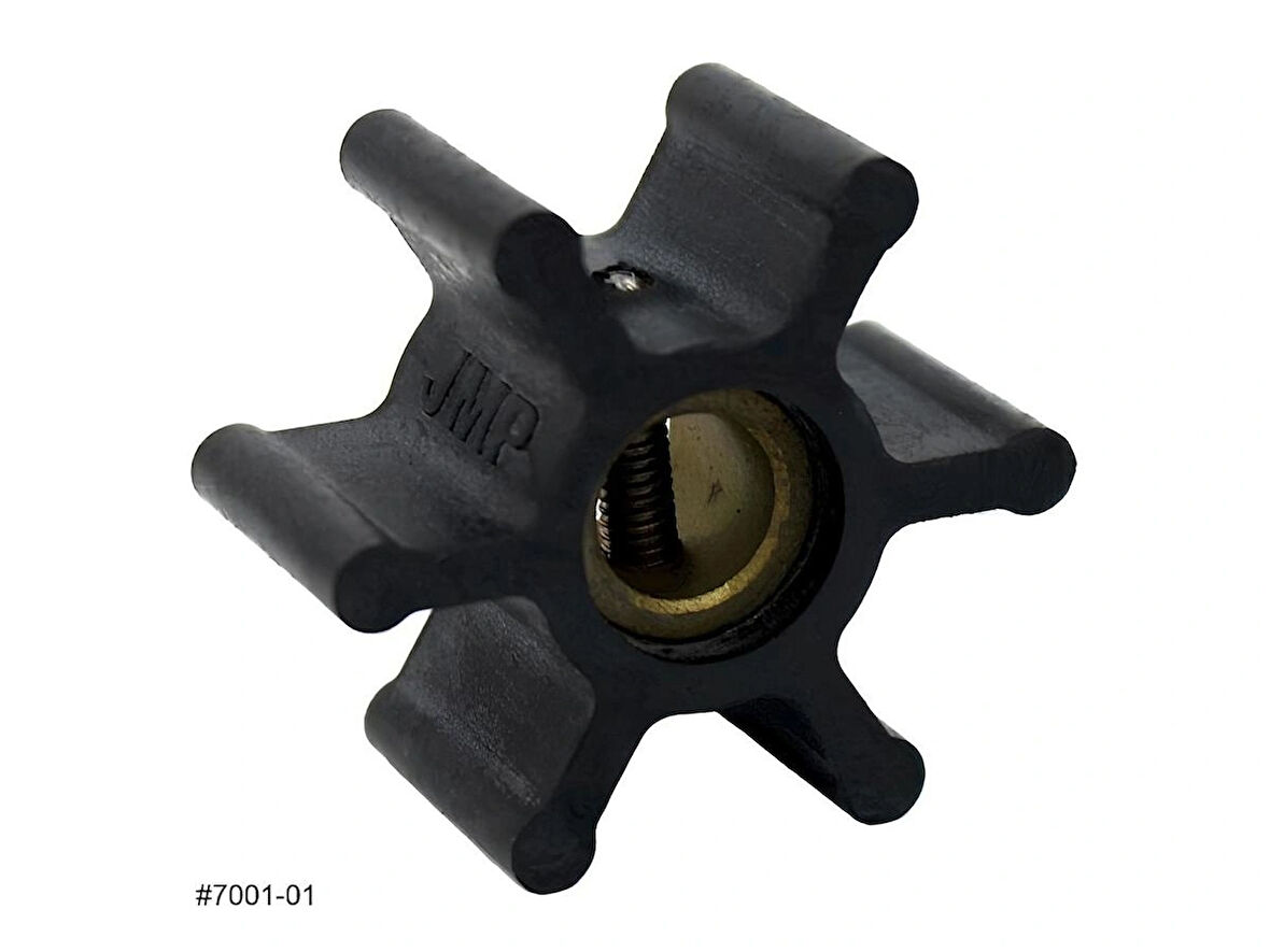 7001K JMP Marine Flexible Impeller Kit (Replaces Jabsco 4528-0001, Johnson 09-806B, Perkins 24880272, Onan 132-0859, Sherwood 9979, Volvo Penta 803729, 833550, 875807, 876554-7, 3586494, Yanmar 104211-42071, & More)