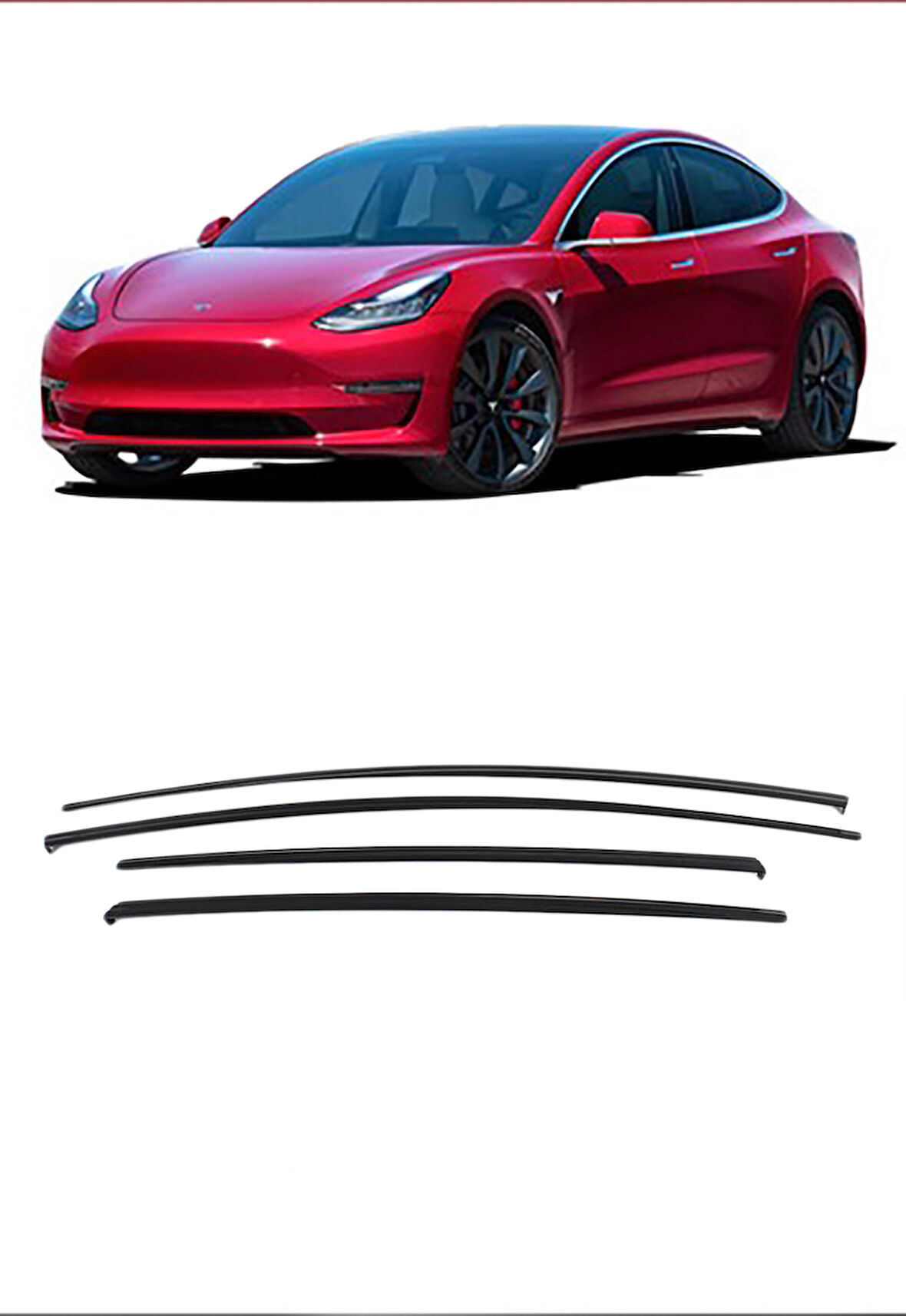 TESLA Model 3 Siyah Cam Rüzgarlık OEM (Made in Korea)