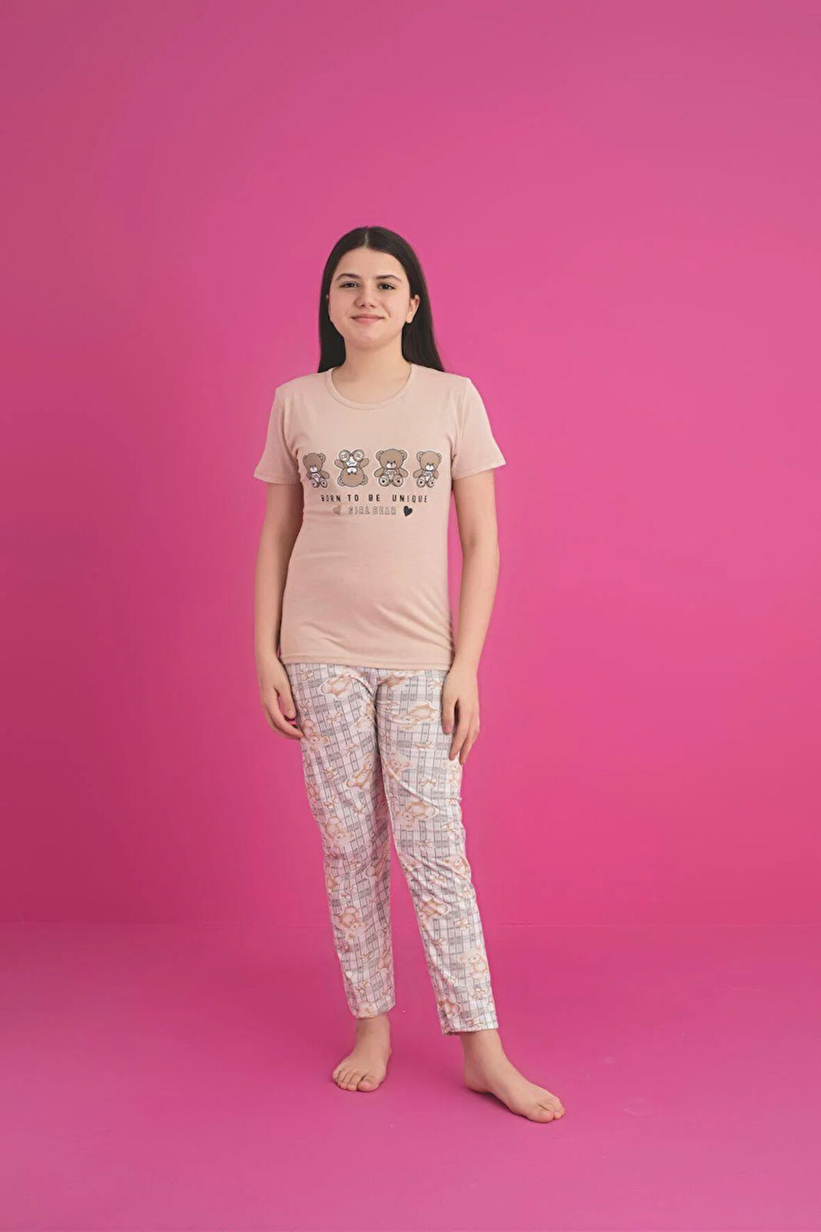 ÇOCUK GECELİK PİJAMA TAKIMI 4242