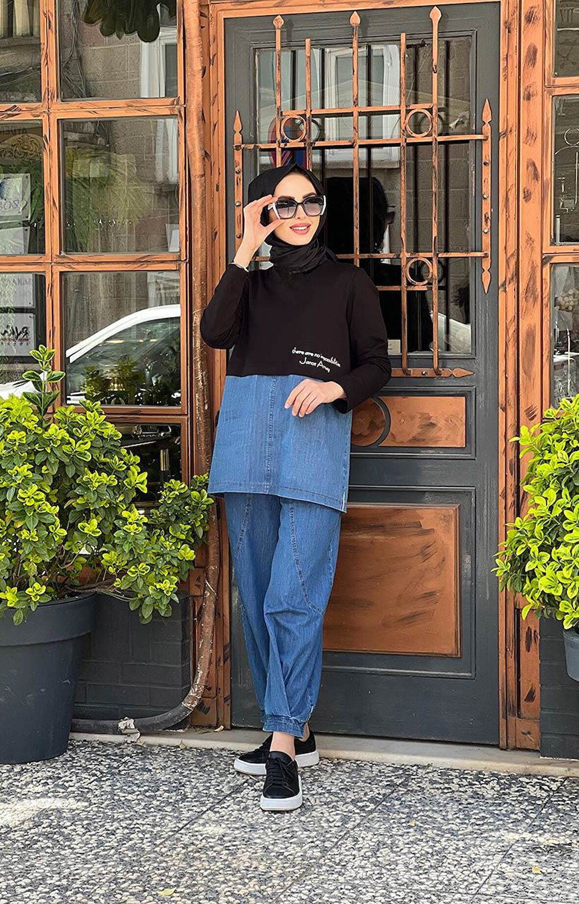 NAKİ & MASCARA Tunik 24MY2131 Siyah