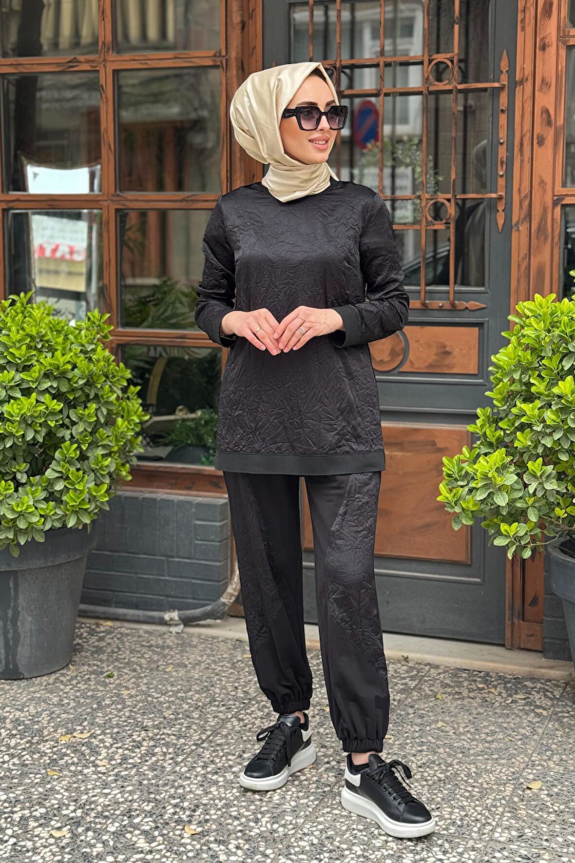 NAKİ & MASCARA Bluz 25MY2132 Siyah