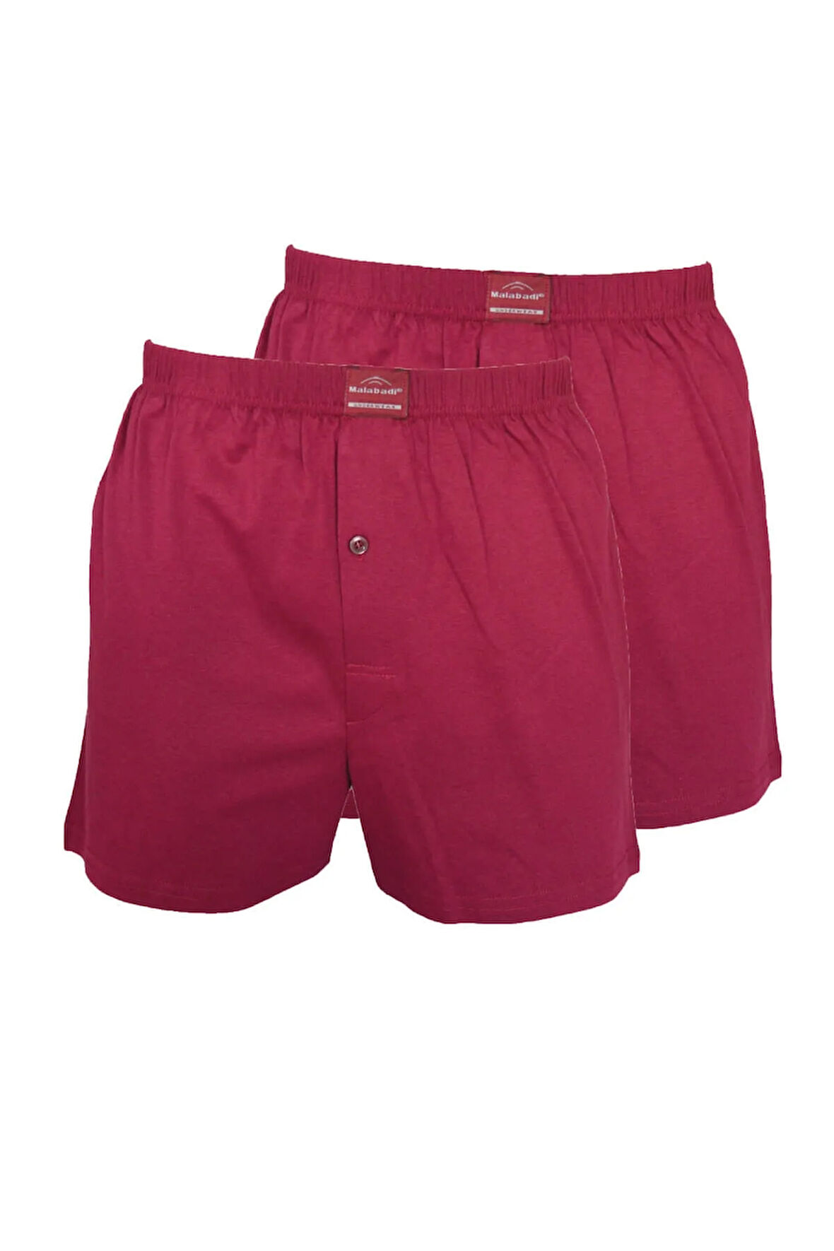 Erkek Mavi 2 Li Paket Geniş Kalıp %100 Pamuk Boxer 024