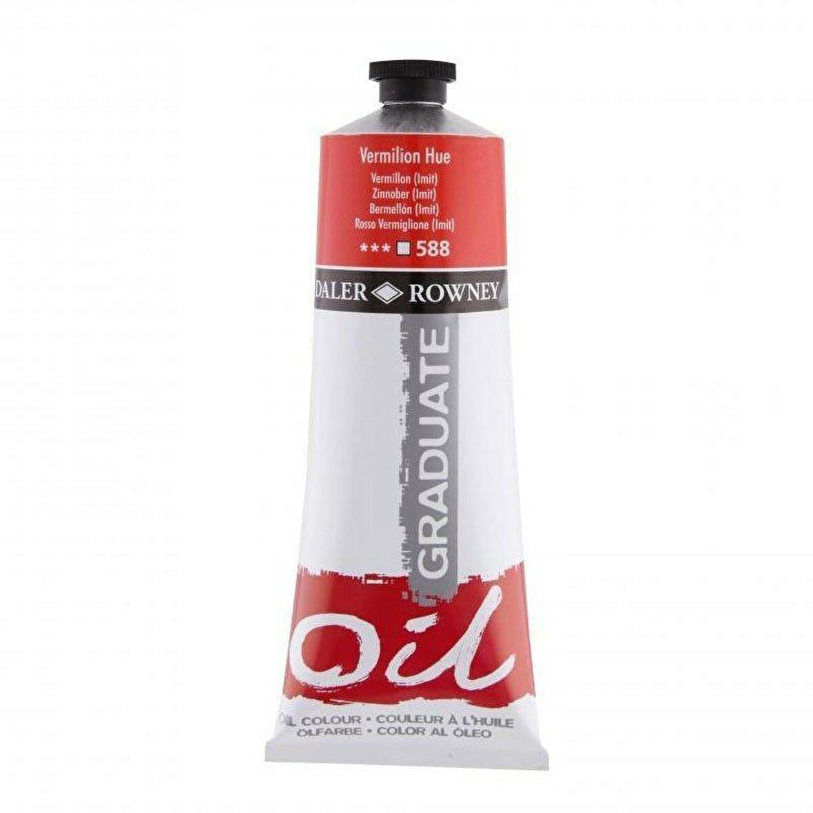 daler rowney Graduate Yağlı Boya 588 GRAD OIL 38ML VERMILION HUE