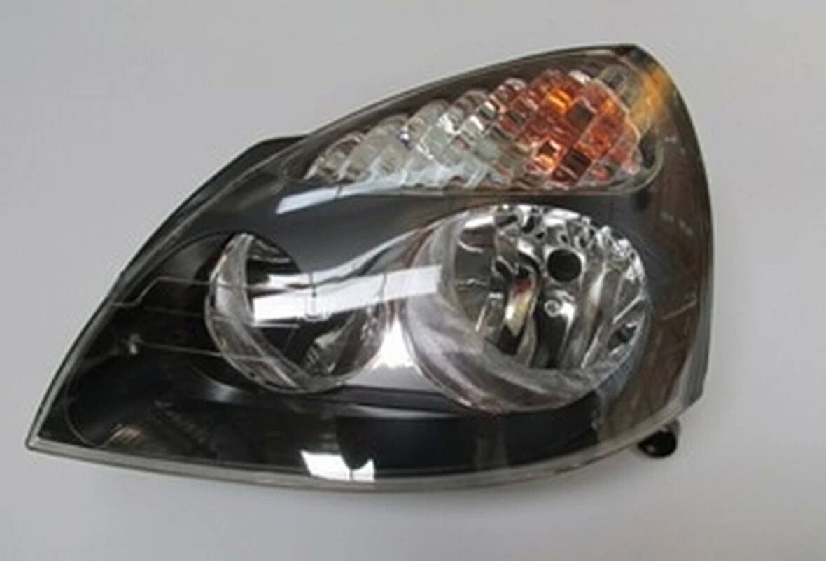 2002-2006 Renault Clio Sdhb Far Lambası Sol Elektrikli-Motorsuz Siyah 5Fişli (H1-H7) (Ayfar) (Adet) (Oem No:7701051769)