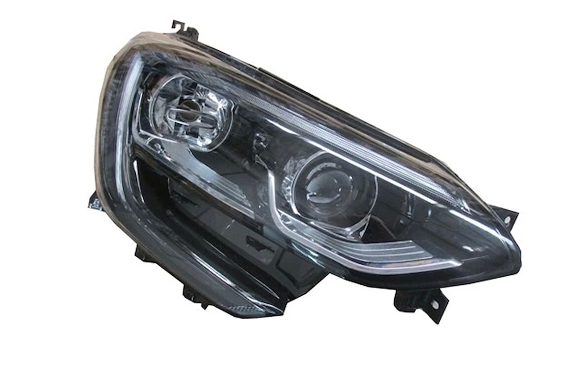 Renault Megane- 4- Sd/Hb- 16/20; Far Lambası Sağ Elektrikli/Motorlu/Mercekli/Siyah (Touch) (Ayfar) (Oem No: 260100141R)