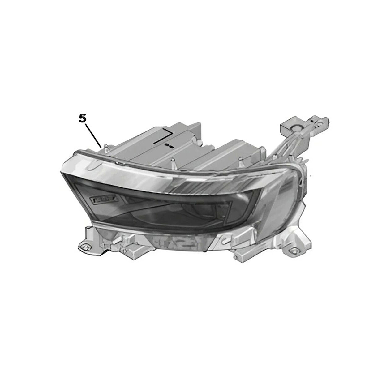 Far Sol Led Opel Mokka Bm 21- (Oem No: 1675887980)