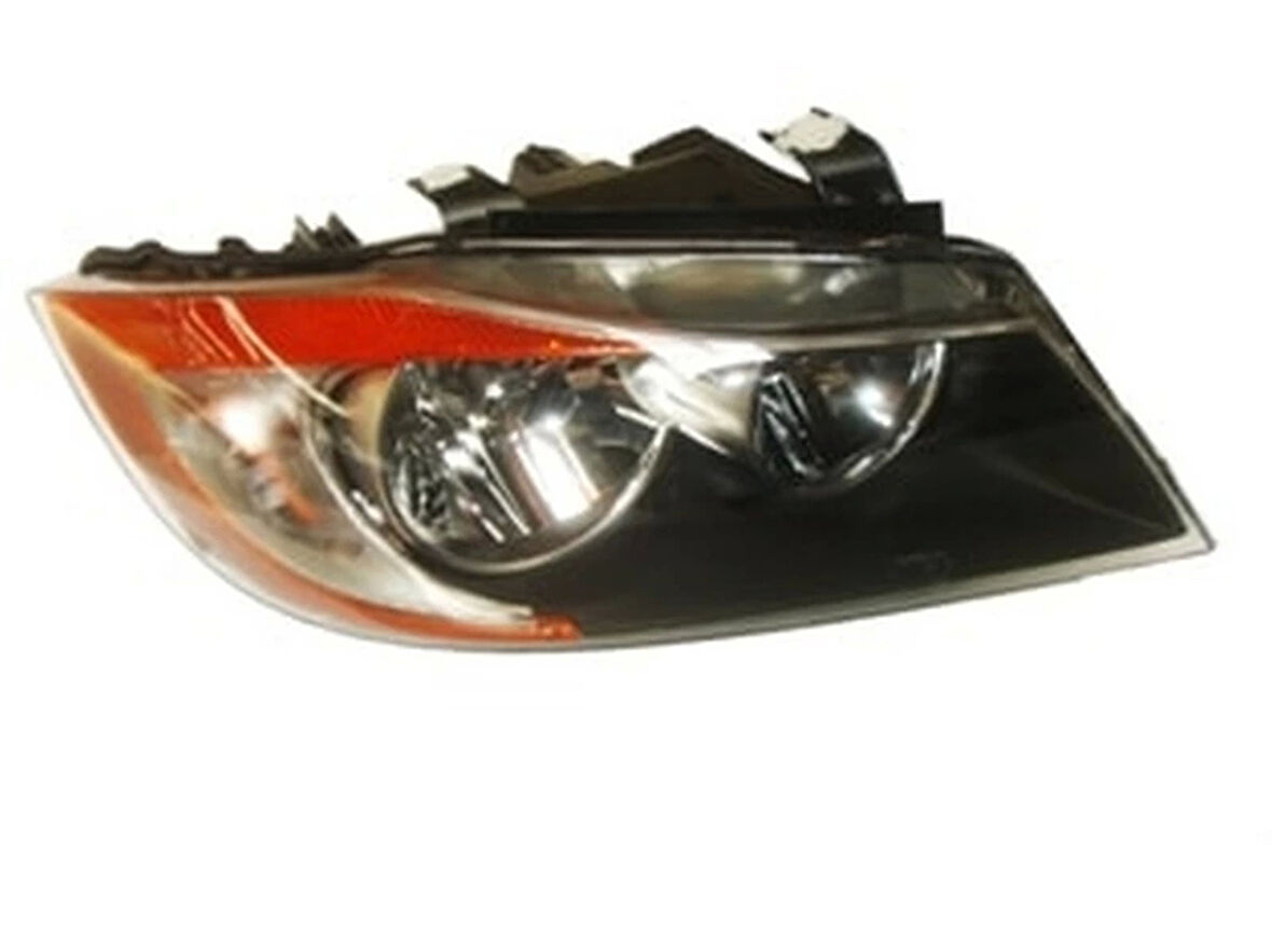 2005-2009 Bmw 3 Serisi Far Lambası Sağ Siyah-Elektrikli (Sarı Reflektörlü) (Eagle Eyes) (Adet) (Oem No:63116942726)