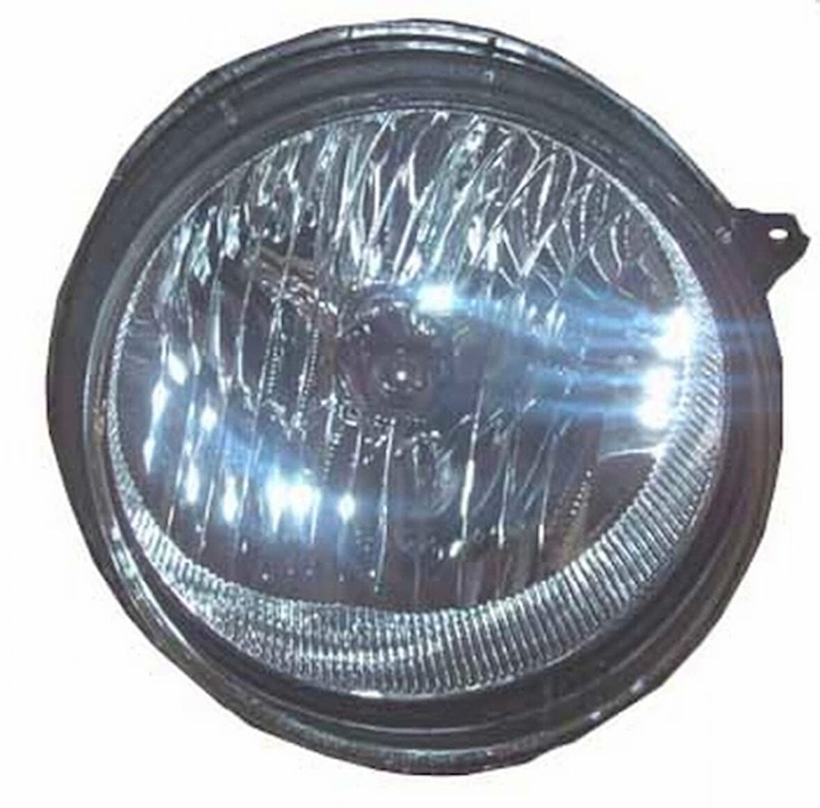 2006-2007 Jeep Cherokee Lıberty Far Lambası Manuel-Elektrikli Sol Yuvarlak Şeffaf (Gordon) (Adet) (Oem No:55157141Aa)