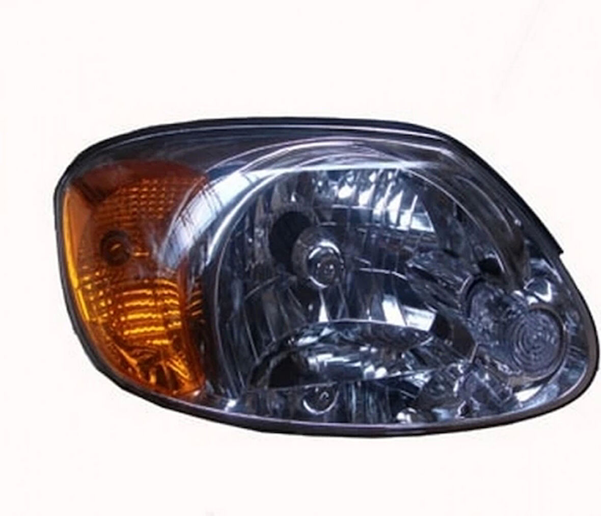 2003-2005 Hyundai Accent Admire Far Lambası Sağ Elektrikli-Motorsuz Sarı Sinyalli (H4) (Famella) (Adet) (Oem No:9212025530)