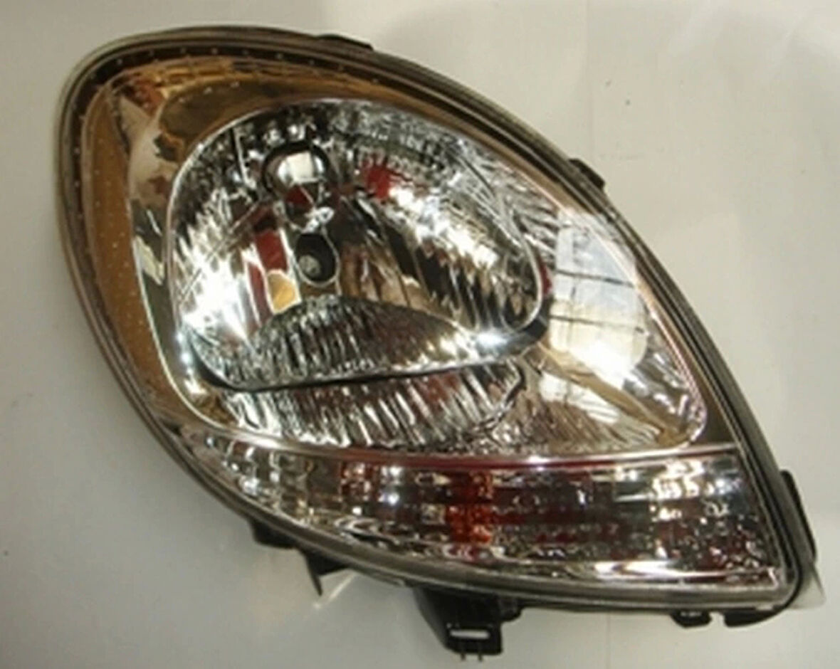 2003-2012 Renault Kangoo Classic Far Lambası Sağ Elektrikli-Motorsuz (H4)Nikelajlı(Beyaz Sinyalli) (Adet) (Oem No:7701069079)
