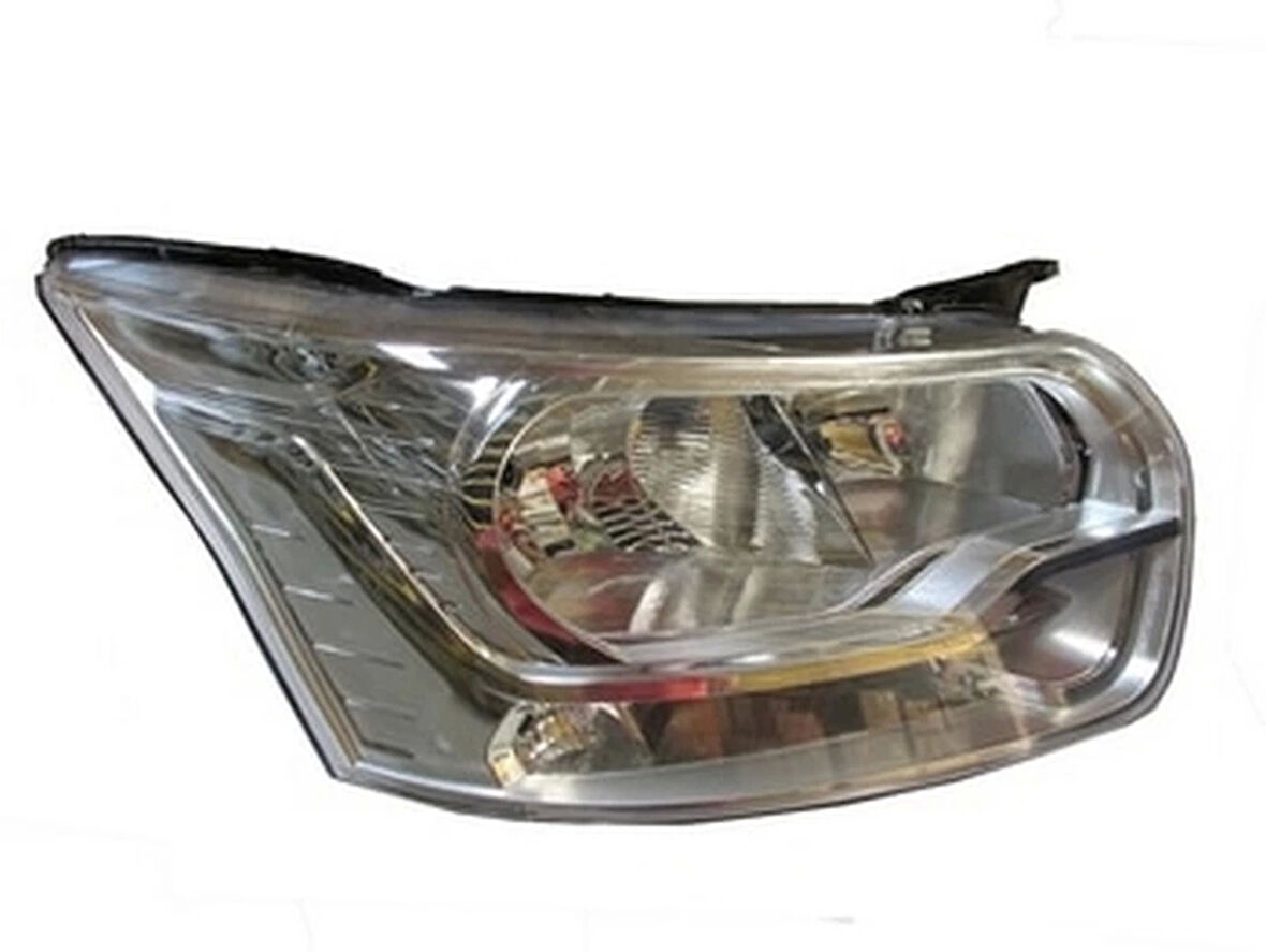 2014-2018 Ford Transit V363 Far Lambası Sağ Elektrikli-Motorlu-Nikelajlı 9Fişli (H7-H15)(Ayfar) (Adet) (Oem No:Bk3113W029Bf)