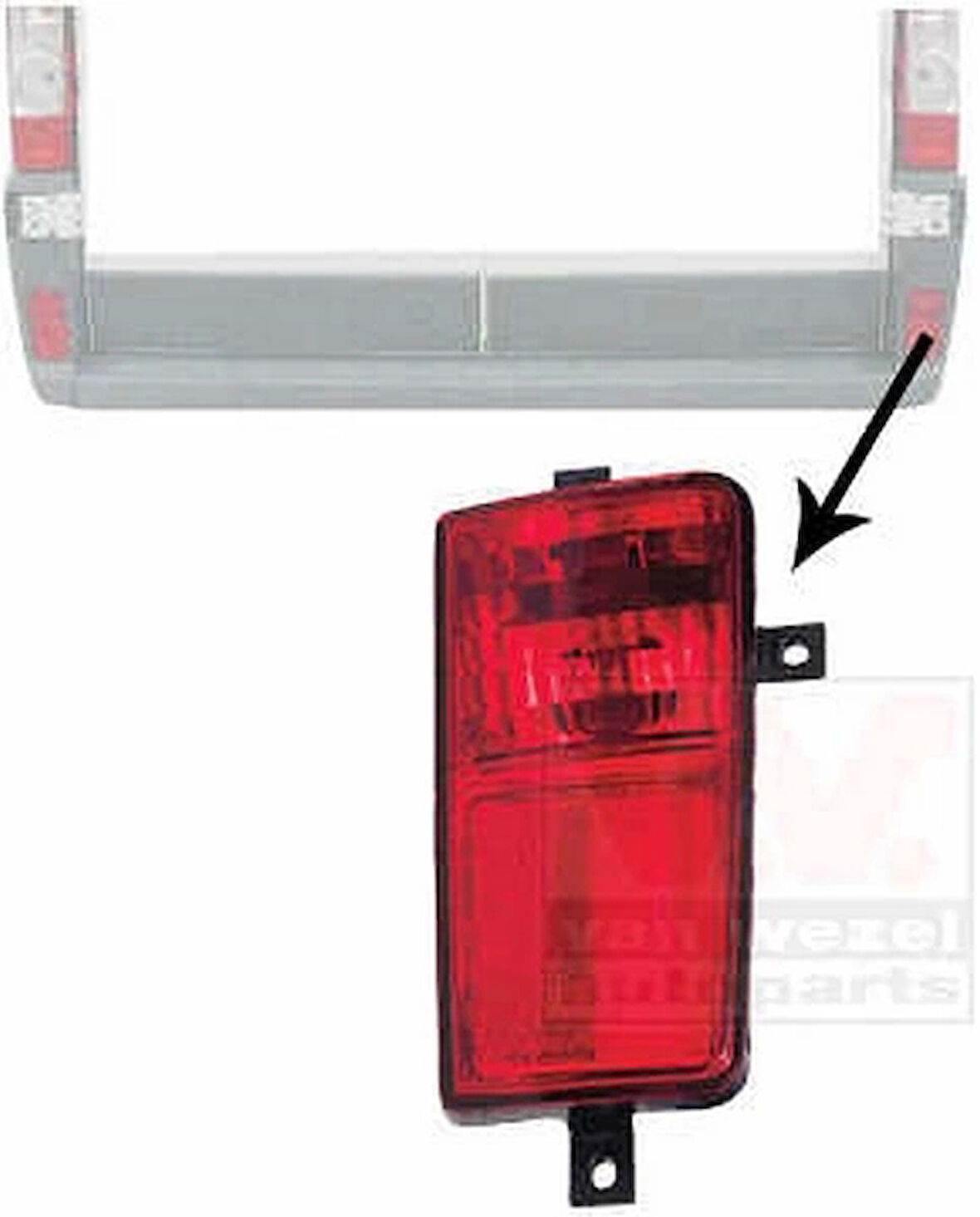 Fiat Ducato Maxı 2006  Stop Lambası Sağ Tampon (Oem No:1355874080)