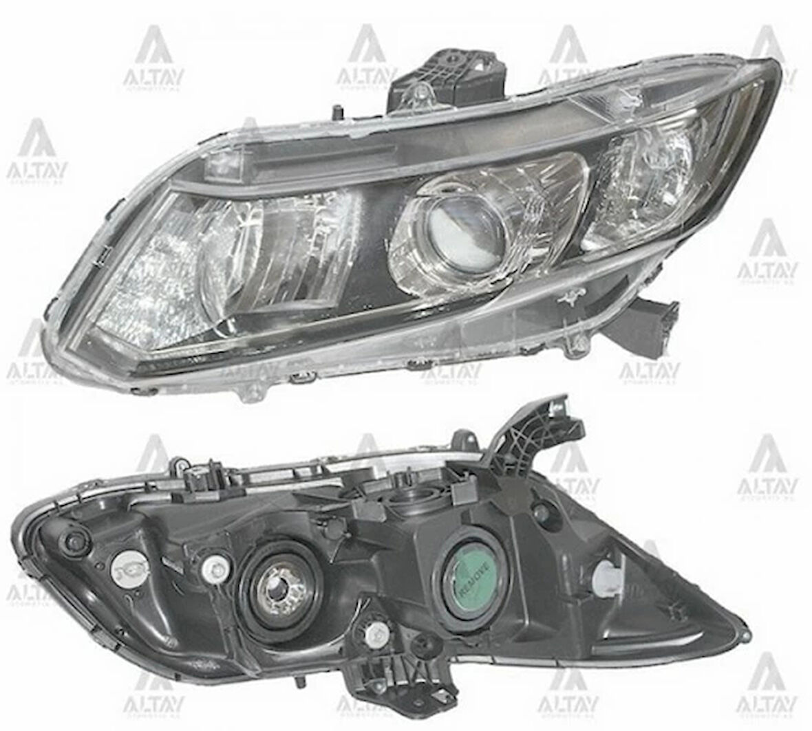 Far Civic 2012-2016 Sedan Elektrikli Siyah Sol (1 Adet) (Oem No: 33150-Tr0-G01)