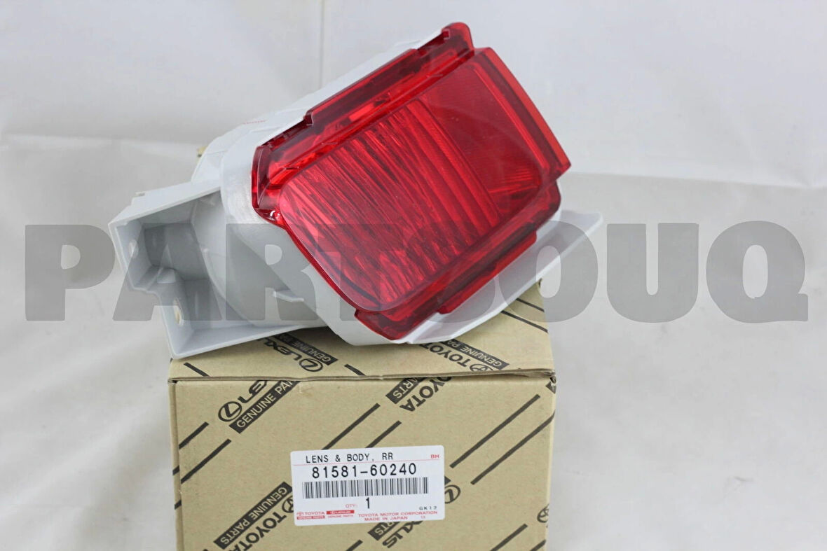 Sıs Lambası Arka Sağ Japon Land Cruıser Prado (J15) 4.0 24V:3.0 D4D:2.8 D4D 09-17 (Oem No: 81581-60240)
