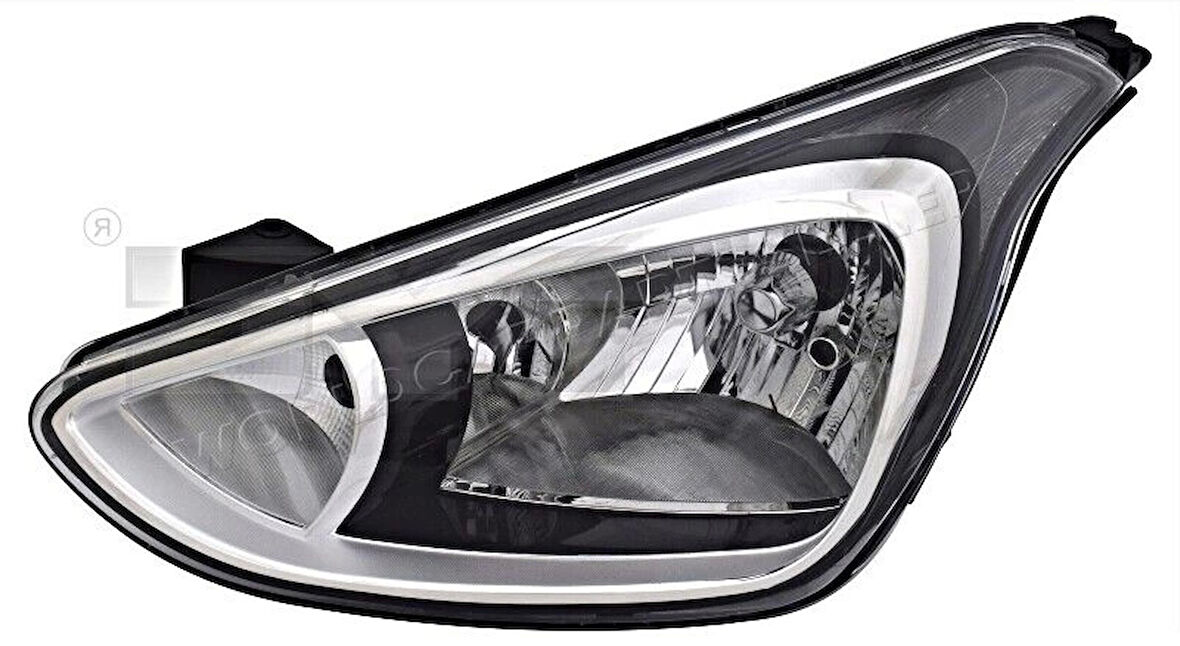 İ10 2013 2019 Far Sol Elektrikli   Siyah   H4 Py21W W5W H7 (Oem No:92101B9300)