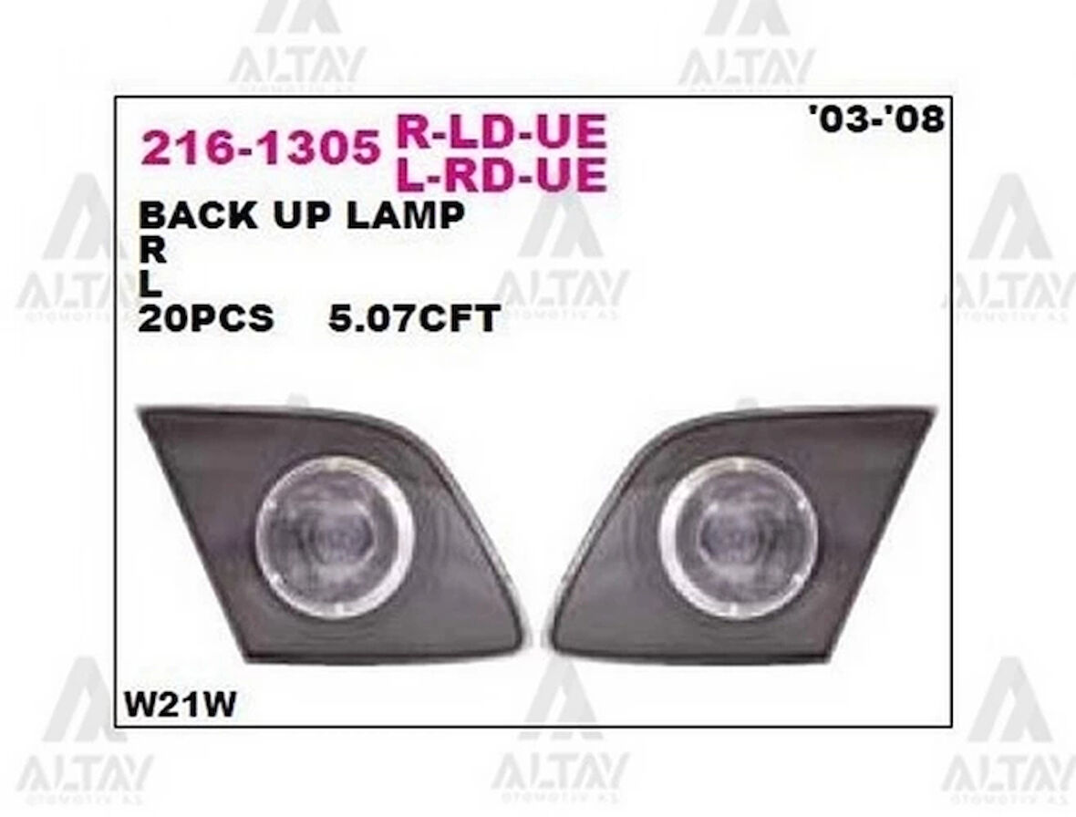 Stop Lambası Mazda 3 2003-2008 H.B Sol (Oem No:Bp4N-51-3J0E) (Adet)