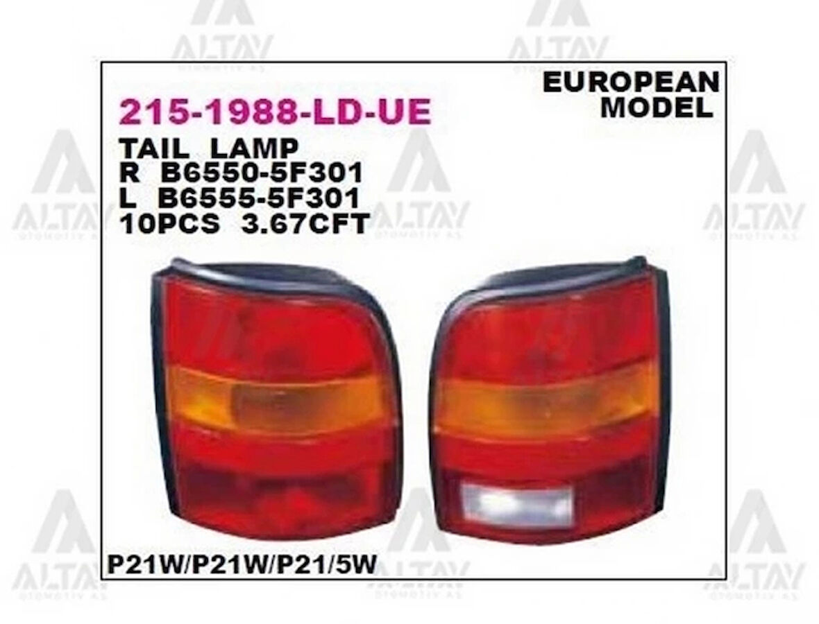 Stop Lambası Micra  1993-1997 K11 Sağ (1 Adet) (Oem No: 215-1988R-Ld-Ue)