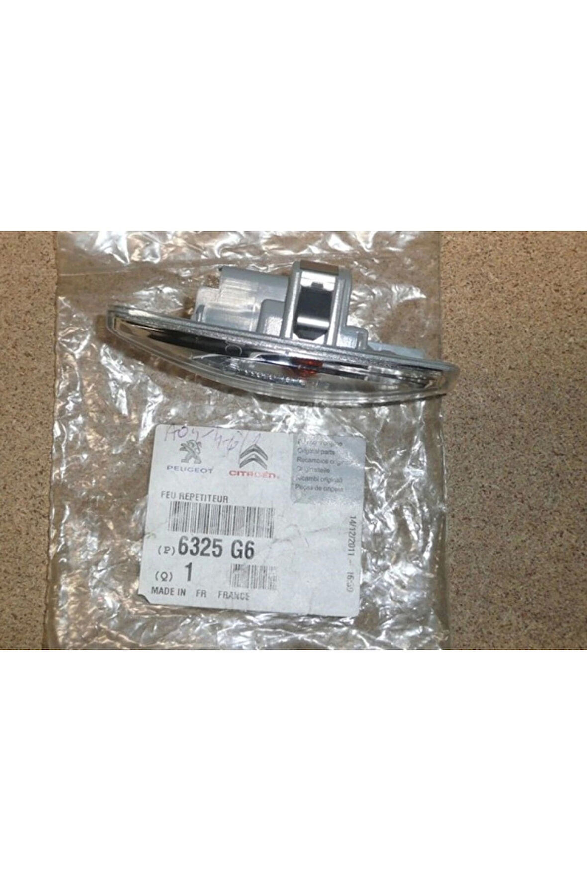 Sağ Yan Ayna Sinyali Psa 207 B.M 07- (Oem No: 6325.G6)