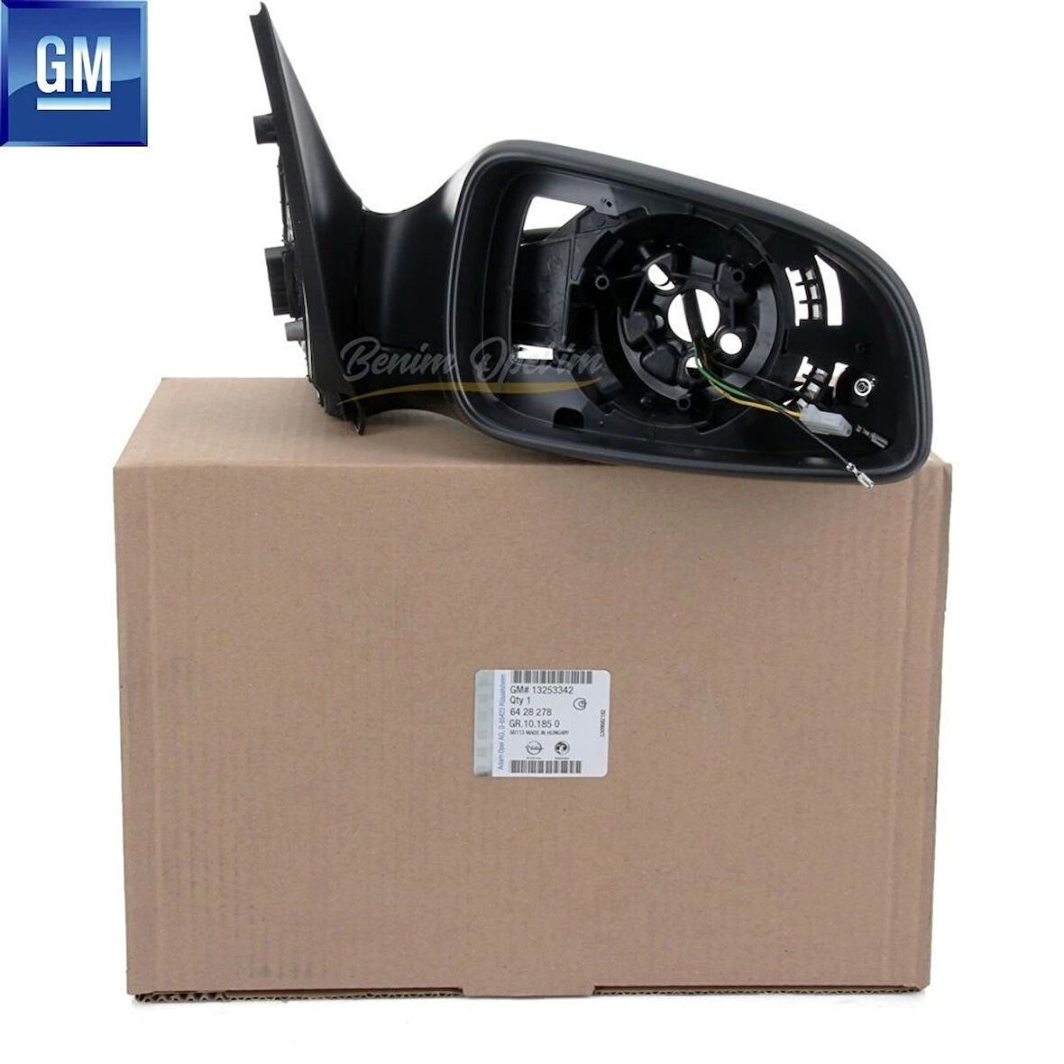 Dıs Dıkız Aynası Sag Elektrikli Isitmali Astarli 3 Kapi Opel Astra H Bm 2004-2010 (Oem No: 6428278)