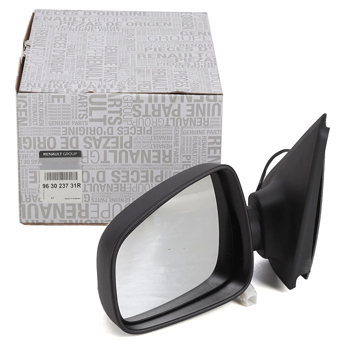 Dıs Dıkız Aynası Sol Elektrıklı ( Üçgen Ayak )-Elektrıklı ( Üçgen Ayak )-8H5P Renault Mcv-Sandero Bm 12- (Oem No: 963023731R)
