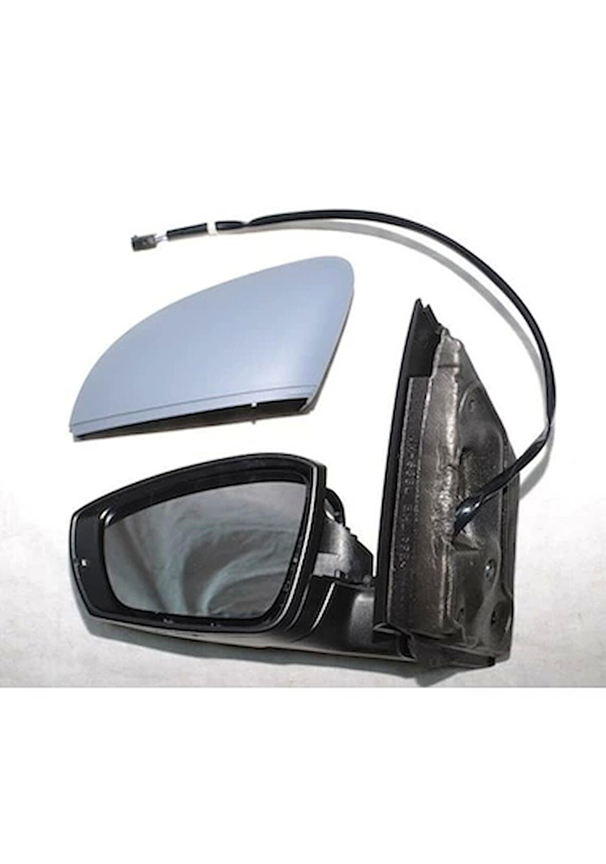 Dıs Dıkız Aynası Sol Elektrıklı Isıtmalı Astarlı Sınyallı Kör Noktalı Kare Soket Vm-388Ehal Vw Polo Bm 10- (Oem No: 6R1857507M)