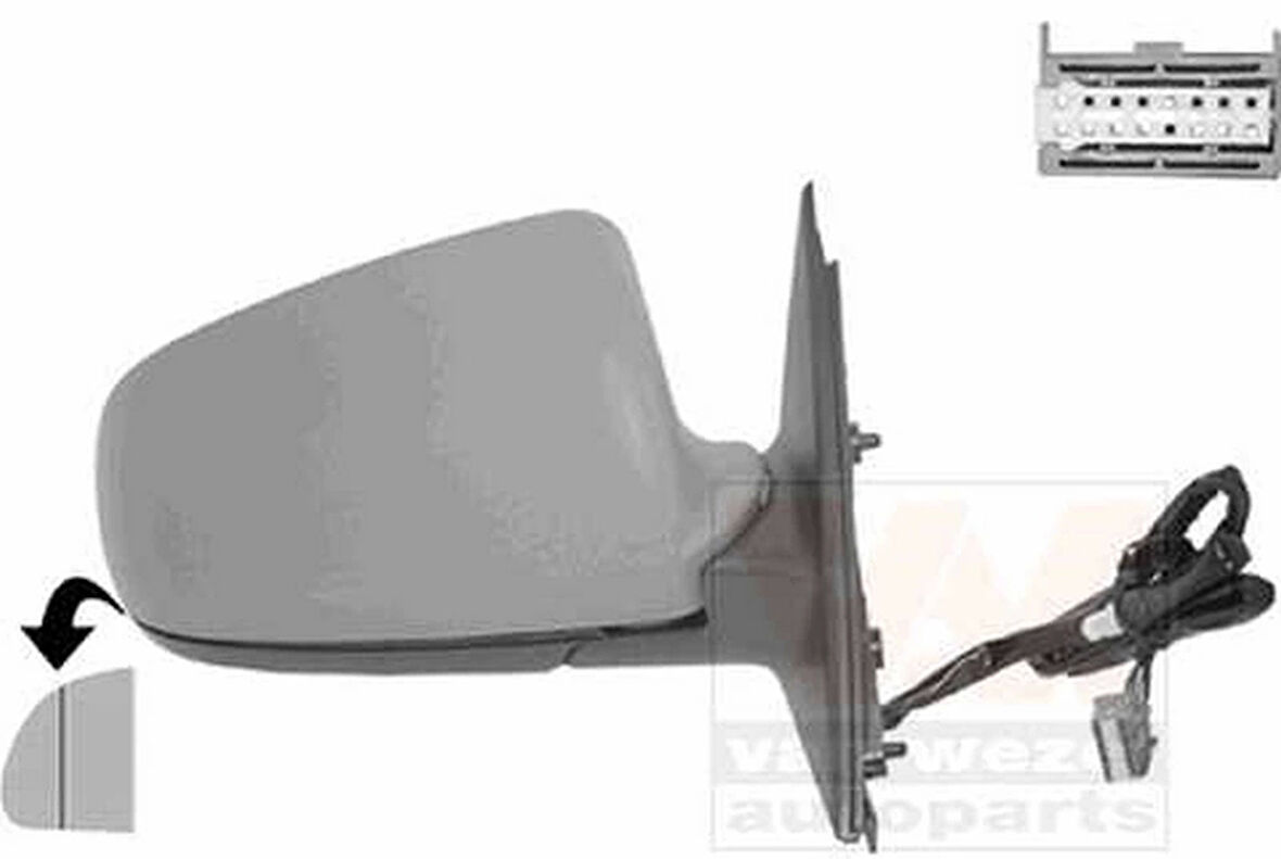 Volkswagen A3 A4 A6 2001 2004 Ayna Camı Sağ Vm 009Ghr (Oem No:8E0857536E)