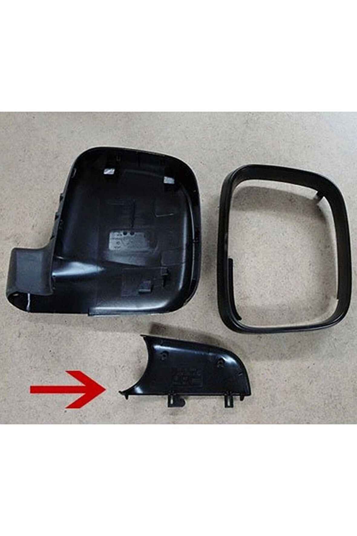 Volkswagen T5 2004 2010 Ayna Kapağı Sol Alt Kapak Sol (Oem No:7E1857603)