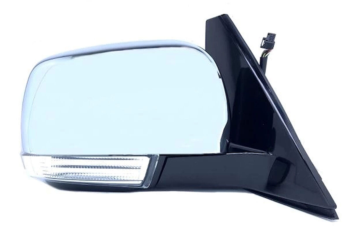 Mıtsubıshı Montero Pajero Elektrikli Katlanır Ayna 07/16 Yan+Alt Sinyalli Krom Kapak Sağ 7632A492 (Oem No: 7632A492)