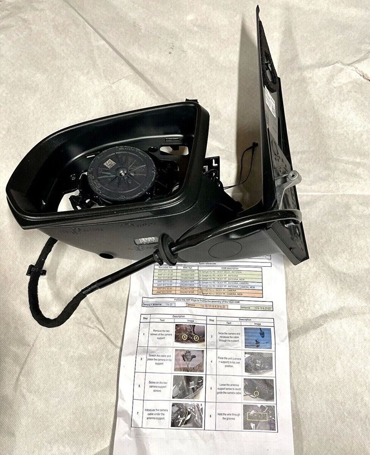 Mercedes Vıto W447 Elektrikli Ayna 15-Den İtibaren; Kör Noktalı 5 Pın Sağ A4478110500 (Oem No: A4478110500)