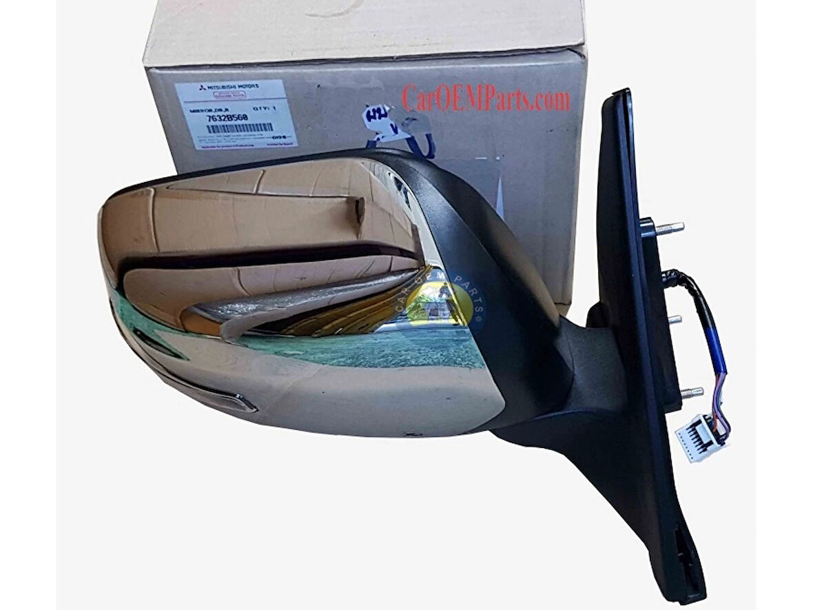 Mıtsubıshı L200 Pıck-Up Elektrikli Katlanır Ayna 15/18 Krom Kapak Sinyalli Sağ 7632B560 (Oem No: 7632B560)