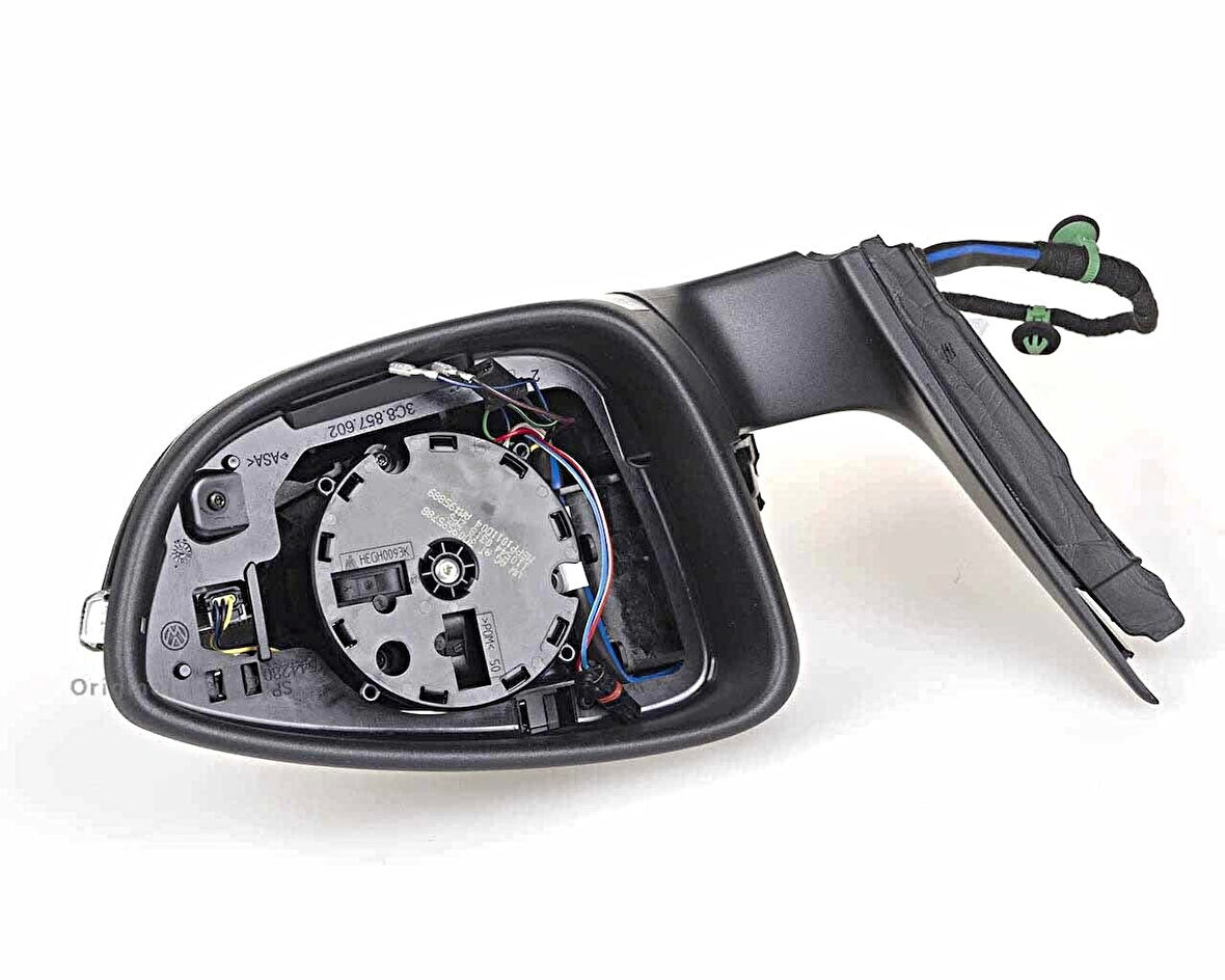Dış Dikiz Aynası Passat 10-14 Elektrikli, Isıtmalı, Astarlı, Katlanır, Hafızalı, Yan-Alt Lambalı Sağ (Oem No: 3Ac857508H9B9)